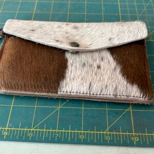 Fake Cow Skin Wallet